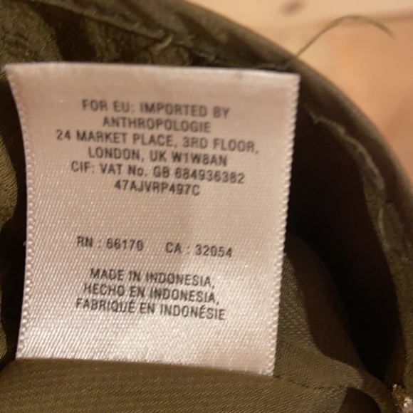 Elevenses Goldform Olive Skinny Crop Pull On Pants Size 2 - Picture 10 of 13